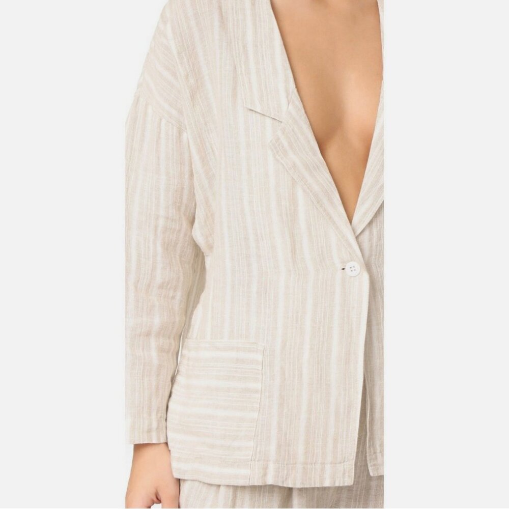 Free People Linen Jacket & Pants Set - Picture 5 of 7